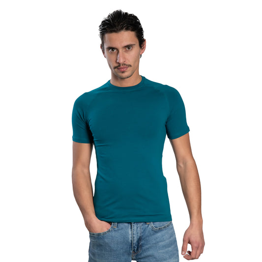 Мъжка  тениска с къс ръкав - реглан обло деколте - Decade.shop